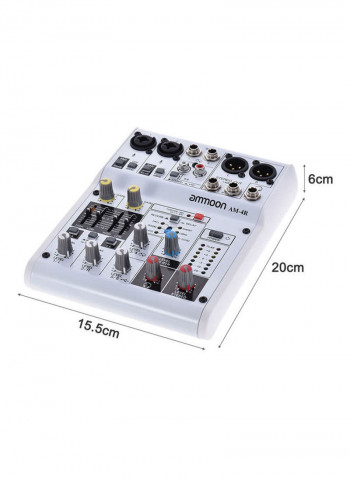 8-Channel Sound Card Digital Audio Mixer