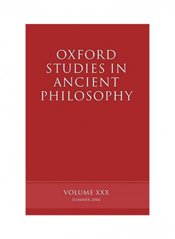 Oxford Studies in Ancient Philosophy Paperback
