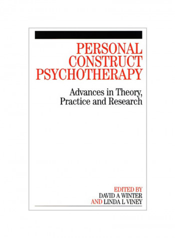 Personal Construct Psychotherapy: Advances In Theory, Practice And Research Paperback