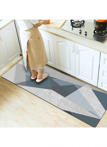 Bedroom Floor Nordic Style Geometric Pattern Anti-Slip Cozy Rug Blue 140*200(W*L)cmcm