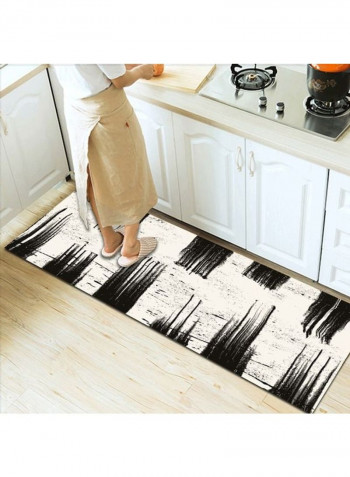 Home Rug Modern Eurostyle Abstract Antiskidding Living Room Bedroom Carpet Black 140*200(W*L)cmcm
