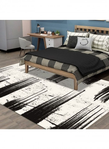 Home Rug Modern Eurostyle Abstract Antiskidding Living Room Bedroom Carpet Black 140*200(W*L)cmcm