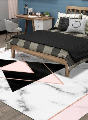 1 Piece Home Rug Modern Style Geometric Pattern Classic Carpet Pink 140*200(W*L)cmcm