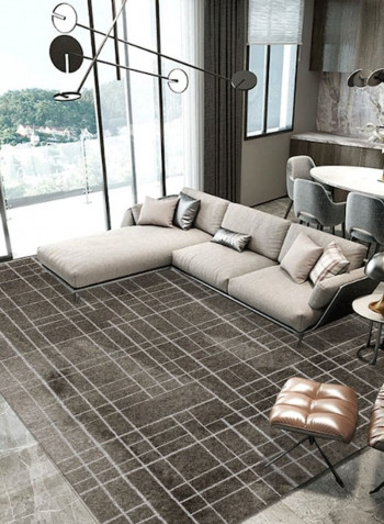 Ethnic Retro Style Plaids Pattern Washable Non-Slip Rug multicolour 140*200(W*L)cmcm