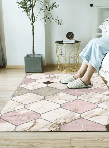 Modern Simple Patching Anti-Slip Rug Pink 140*200(W*L)cmcm
