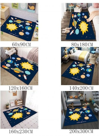 1 Piece Carpet Cartoon Non-Skid Rectangular Bedroom Living Room Rug multicolour 140*200(W*L)cmcm