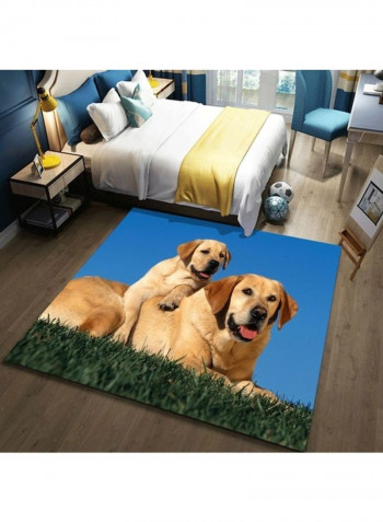 1 Piece Durable Carpet Cute Dogs Pattern Home Rectangular Rug multicolour 140*200(W*L)cmcm