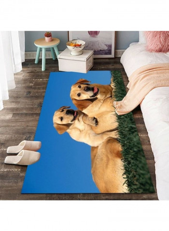 1 Piece Durable Carpet Cute Dogs Pattern Home Rectangular Rug multicolour 140*200(W*L)cmcm