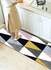 Eurostyle Modern Geometry Home Soft Environment Friendly Bedroom Antiskidding Carpet multicolour 140*200(W*L)cmcm