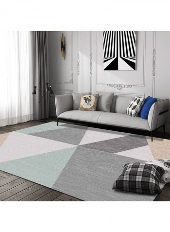 Home Floor Simple Style Geometry Print Anti-Slip Rectangle Rug multicolour 140*200(W*L)cmcm