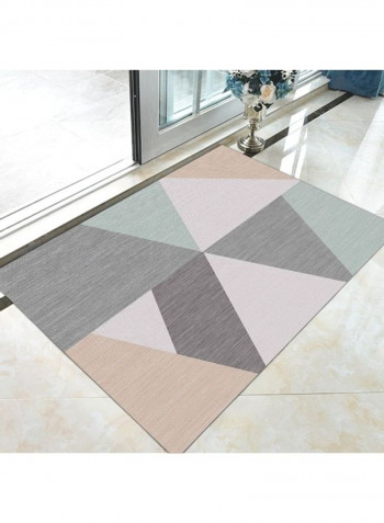 Home Floor Simple Style Geometry Print Anti-Slip Rectangle Rug multicolour 140*200(W*L)cmcm