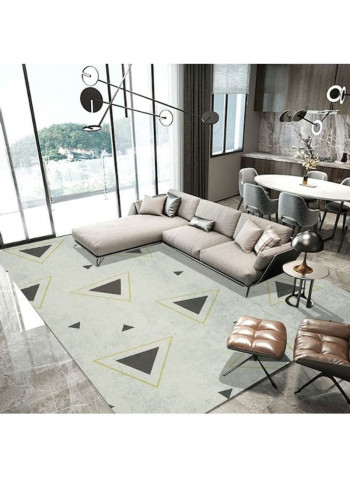 Simple Classic Triangles Print Soft Anti-Slip Rug multicolour 140*200(W*L)cmcm