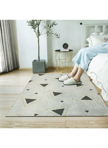 Simple Classic Triangles Print Soft Anti-Slip Rug multicolour 140*200(W*L)cmcm
