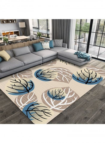 Modern Style Leaf Print Living Room Bedroom Anti-Slip Fashion Carpet multicolour 140*200(W*L)cmcm