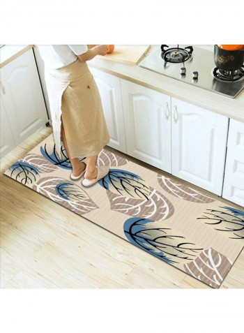 Modern Style Leaf Print Living Room Bedroom Anti-Slip Fashion Carpet multicolour 140*200(W*L)cmcm