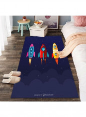 Rectangle Non-Slip Cozy Floor  Rug Multicolour 140 x 200cm