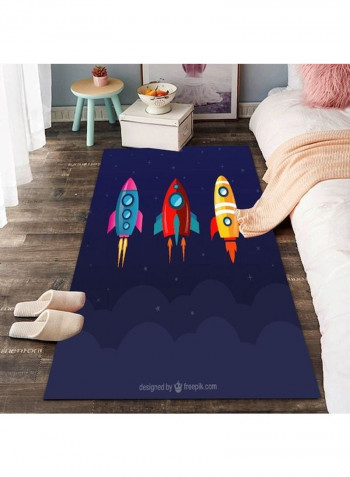 Rectangle Non-Slip Cozy Floor  Rug Multicolour 140 x 200cm