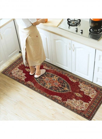 Retro Style Rectangle Shaped Soft Floor Rug Multicolour 140x200cm