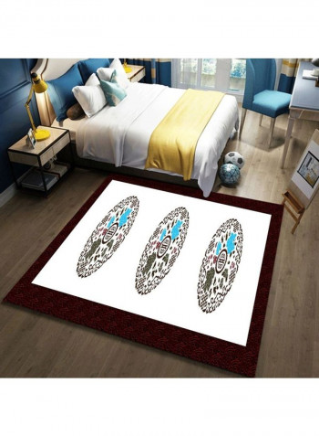 Ethnic Style Anti-Slip Floor Rug Multicolour 140x200cm