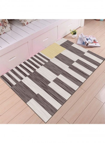 Printed Floor Rug Multicolour 140x200cm