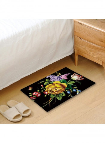 Modern 3D Flowers Printed Comfy Soft Floor Rug Multicolour 140x200cm