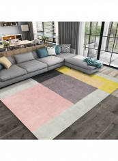 Modern Style Skid Resistance Carpet Multicolour 140 x 200cm