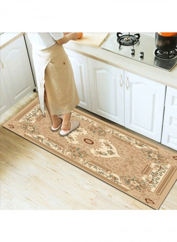 European Style Fresh Floral Patterned Rectangle Floor Rug Multicolour 140x200cm