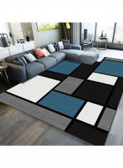 Modern Nordic  Anti-Slip Floor Rug Multicolour 140 x 200cm