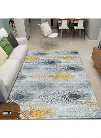 Modern Persian Style Plant Print Living Room Rug Multicolour 140x200cm