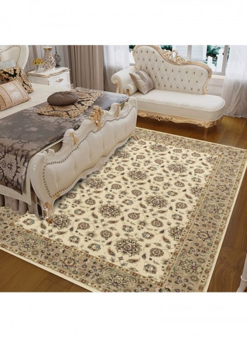 Classic Style Floral Pattern Anti-Slip Rug Multicolour 140x200cm