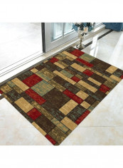 Vintage Colourful Home Non-Skid Carpet Multicolour 140 x 200cm