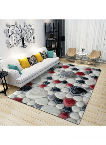 Cobble Printed Rug Multicolour 140x200cm