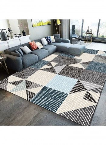 Geometric Printed Rug Multicolour 140x200cm