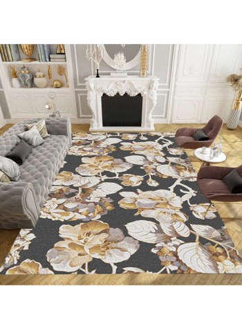 Floral Printed Carpet Multicolour 140x200cm