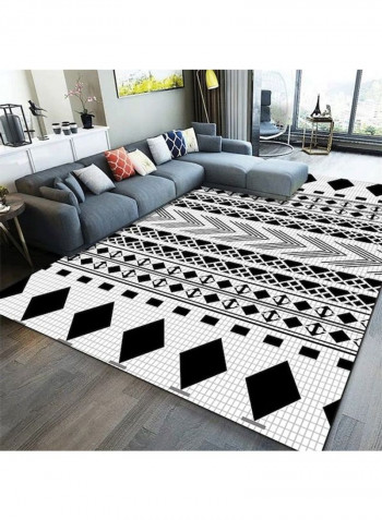 Geometric Printed Rug Multicolour 140x200cm