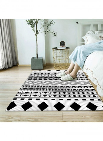 Geometric Printed Rug Multicolour 140x200cm