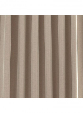 2-Piece Fresno Thermal Insulated Darkening Curtain Beige 52 x 108inch