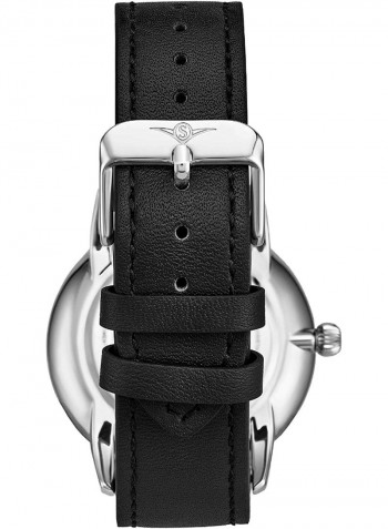 Men's Casual Leather Quartz Analog Wrist Watch 3997B.1