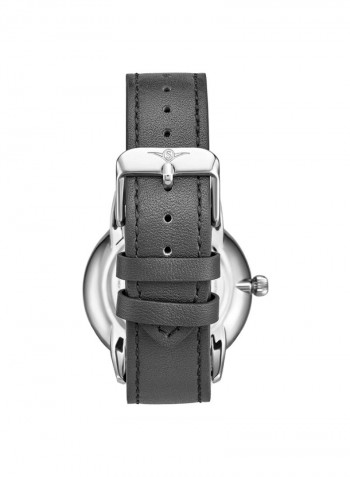 Men's Casual Leather Quartz Analog Wrist Watch 3997B.3