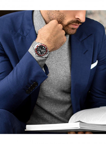 Men's Casual Stainless Steel Quartz Analog Wrist Watch 3950A.4