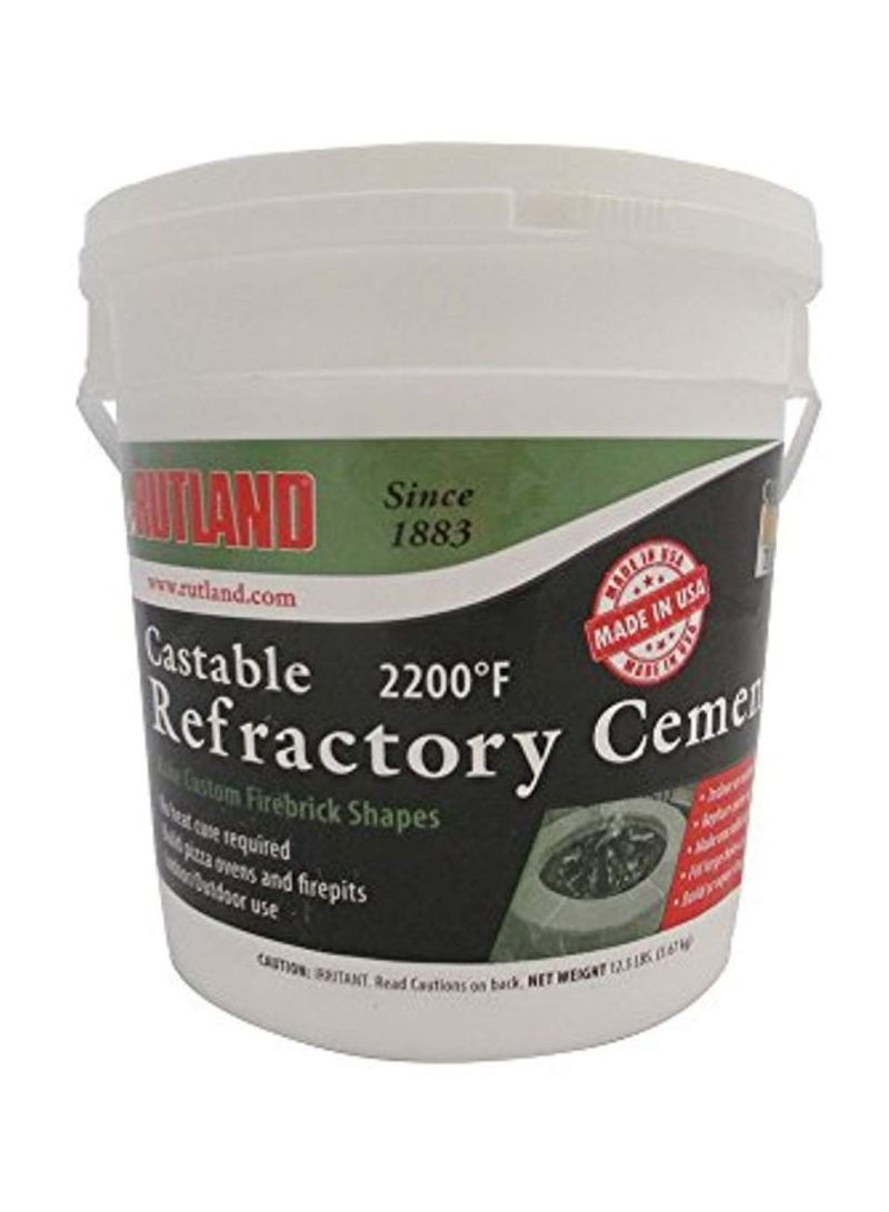 Tub Castable Cement White/Black/Green 5.67kg