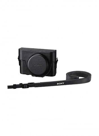 Carrying Case With Strap For RX100 Series Digital Camera Black
