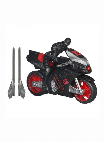 Ninja Speed Cycle Vehicle With Snake Eyes Figure