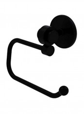 Satellite Orbit Two Collection Toilet Paper Holder Black 7x2.6x6inch