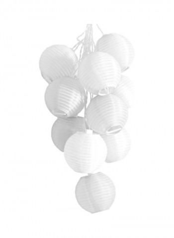 Led Home And Garden Solar String Lights White 19.2x6.5x2.8inch