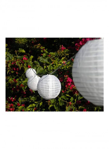 Led Home And Garden Solar String Lights White 19.2x6.5x2.8inch