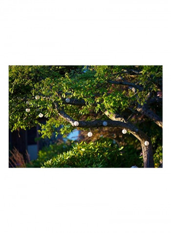 Led Home And Garden Solar String Lights White 19.2x6.5x2.8inch