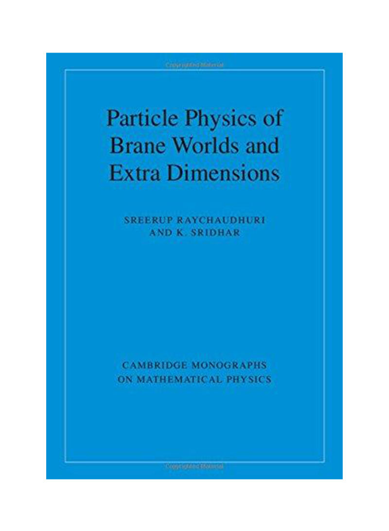 Cambridge Monographs on Mathematical Physics Hardcover