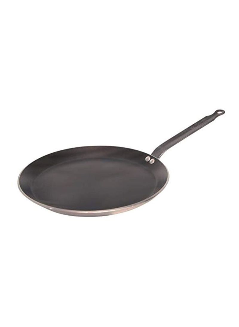 Non-Stick Tortilla Pan Black/Silver 16.5x8.8x0.8inch