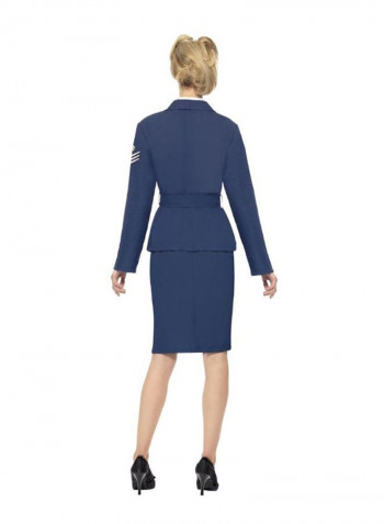 5-In-1 WW2 Air Force Captain Costume Set M